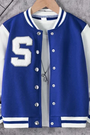 Winter Girls Cute Cold And Warm Letter Embroidery Colored Long Sleeved Jackets Jackets Daily Princess Birthday Party Clothing